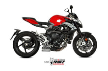 MIVV Slip-on, Speed Edge Stainless Steel, Standard Exhaust For MV Agusta Brutale 800 RR 2017-2020