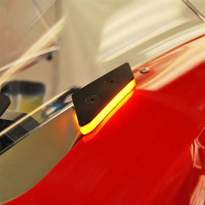 New Rage Cycles (NRC) Mirror Block off Front Turn Signals for the Ducati Panigale V2 (20-24)