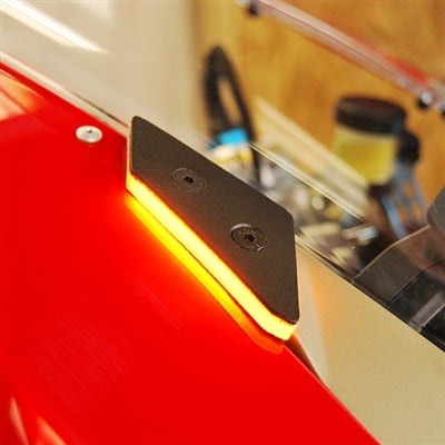 New Rage Cycles (NRC) Mirror Block off Front Turn signals for the Ducati Panigale V4 / S / Speciale (18-24)