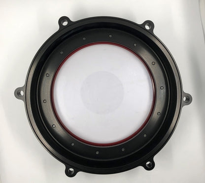 STM Clear Wet Clutch Cover For Ducati Panigale / Streetfighter / Multistrada V4 / S / Speciale - Sculptured Ring