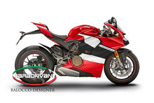 Carbonvani - Ducati Panigale V4 / S / Speciale "ARUBA" Design Carbon Fiber Full Fairing Kit - ROAD VERSION (8 pieces)