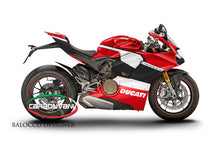 Carbonvani - Ducati Panigale V4 / S / Speciale "ARUBA Ver 2" Design Carbon Fiber Full Fairing Kit - ROAD VERSION (8 pieces)