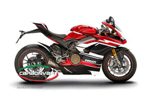 Carbonvani - Ducati Panigale V4 / S / Speciale "AGGRESSIVA" Design Carbon Fiber Full Fairing Kit - ROAD VERSION (8 pieces)