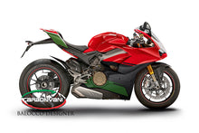 Carbonvani - Ducati Panigale V4 / S / Speciale "TRICOLORE Ver 1" Design Carbon Fiber Full Fairing Kit - ROAD VERSION (8 pieces)