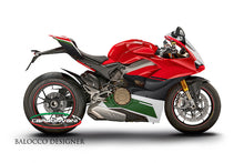 Carbonvani - Ducati Panigale V4 R / 2020+ V4 / S "TRICOLORE" Design Carbon Fiber Full Fairing Kit with Winglets - ROAD VERSION (10 pieces)