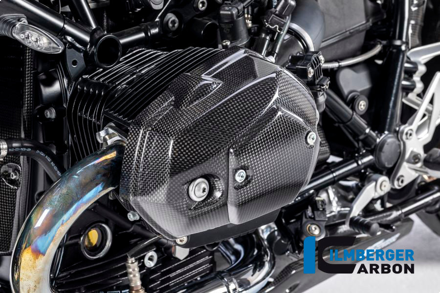 Ilmberger Carbon Rocker Cover, Left Carbon for the BMW R Nine T '14-17, R Nine T Racer 2017, R Nine T Scrambler/Urban GS 2016