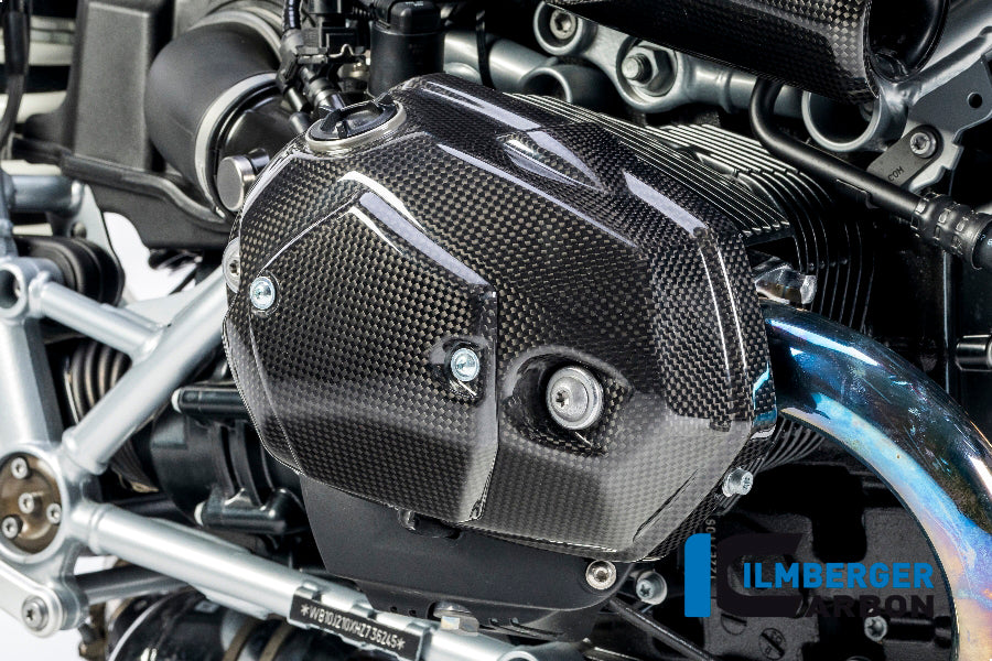 Ilmberger Carbon Rocker Cover, Right Carbon for the BMW R Nine T '14-17, R Nine T Racer 2017, R Nine T Scrambler/Urban GS 2016