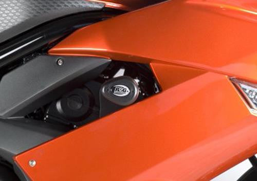R&G Racing 'No Cut' Frame Sliders for Kawasaki Ninja 650R Faired  '09-'11  Aero Style