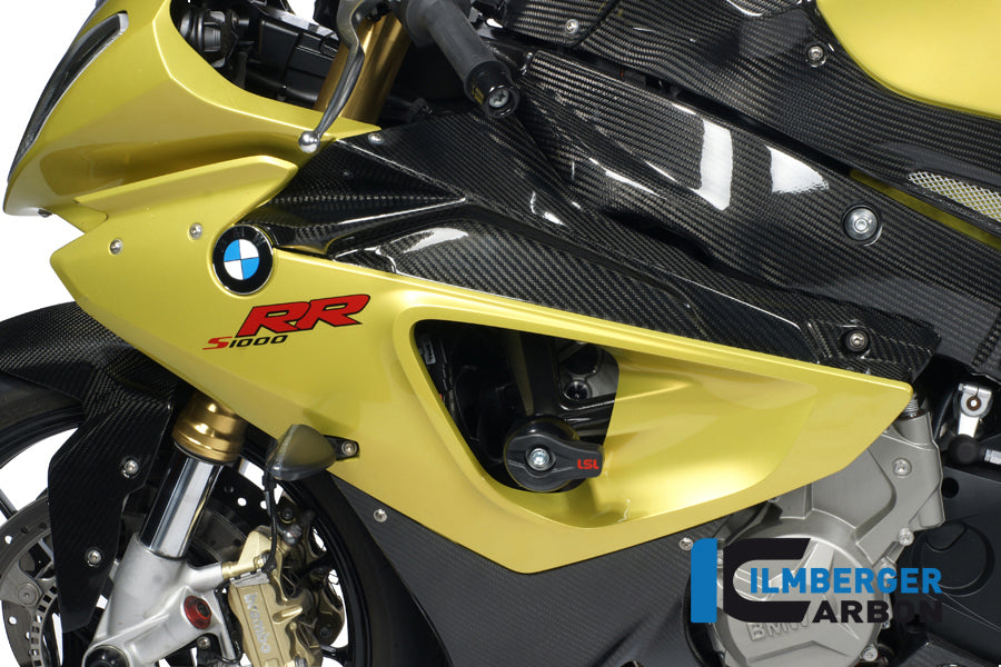 Ilmberger Carbon Fairing Side Panel Upper / Badge Holder, Left Carbon for the BMW S 1000 RR '09-14 / HP4 '12-25