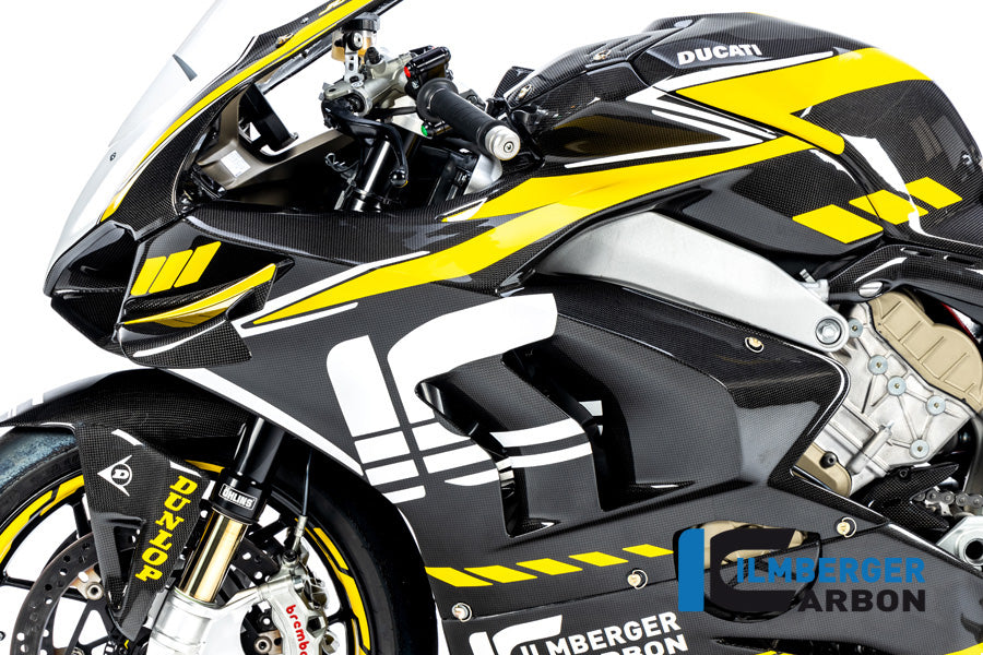 Ilmberger Carbon Fairing Side Panel, Left for the Ducati Panigale V4 / V4 S '20-22 / V4 R Racing '19-21