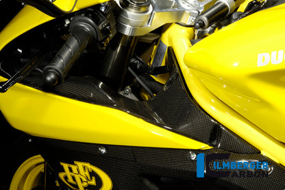 Ilmberger Carbon Airtube Covers pair Carbon for the Ducati 848, 1098 S/R, 1198 S/R 'All Year