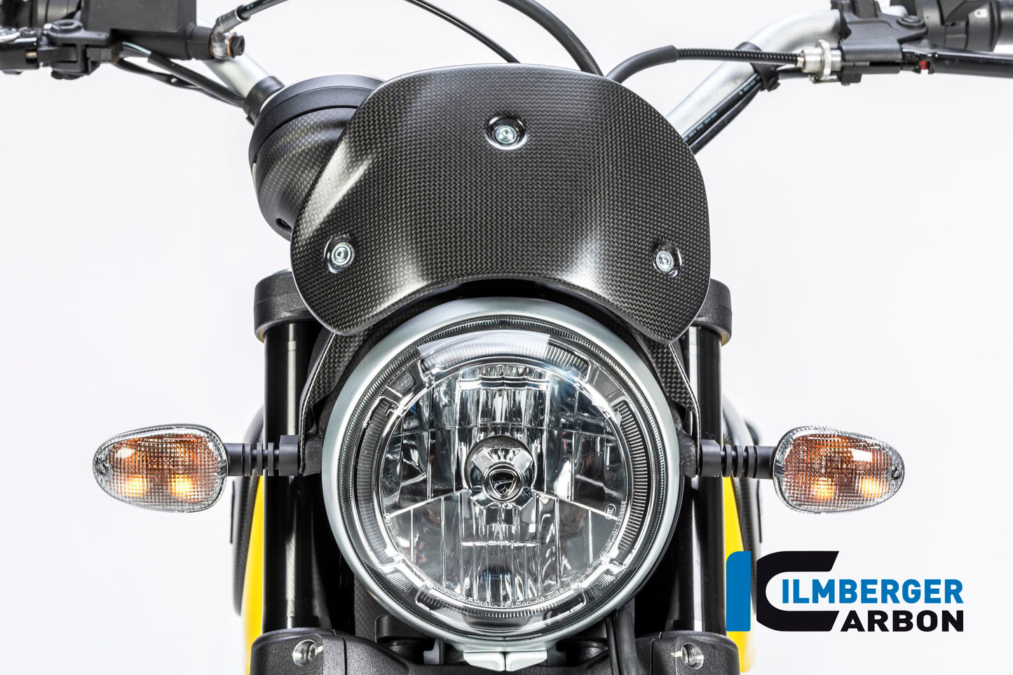 Ilmberger Carbon Windshield for the Ducati Scrambler Icon / Scrambler Full Throttle '14-25 / Scrambler Classic '14-20 ETC