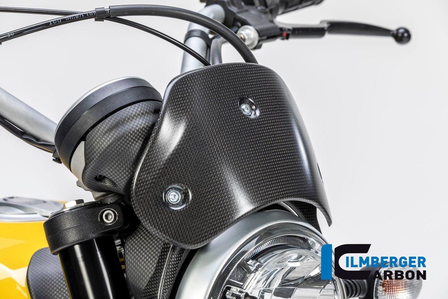 Ilmberger Carbon Windshield for the Ducati Scrambler Icon / Scrambler Full Throttle '14-25 / Scrambler Classic '14-20 ETC