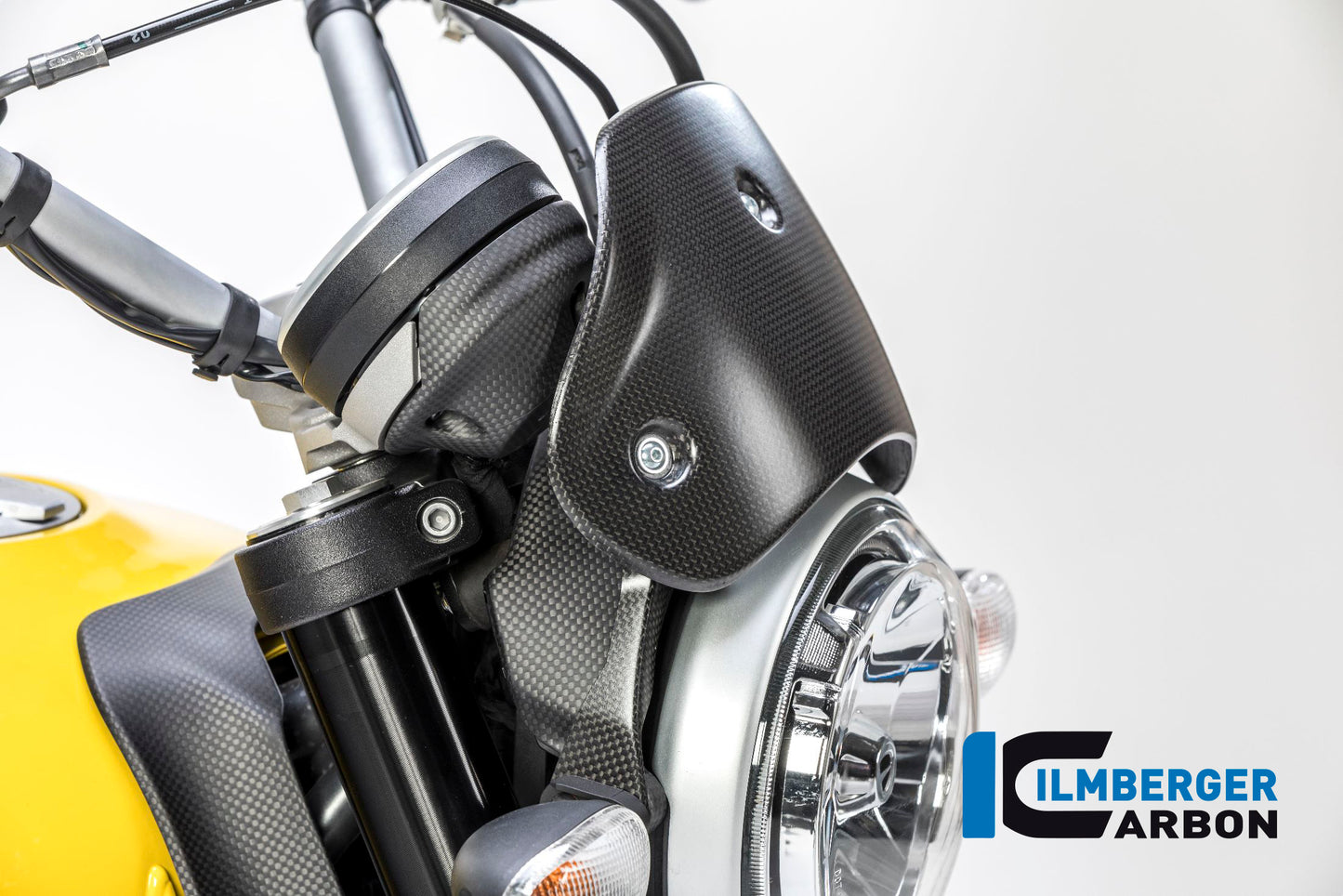 Ilmberger Carbon Windshield for the Ducati Scrambler Icon / Scrambler Full Throttle '14-25 / Scrambler Classic '14-20 ETC
