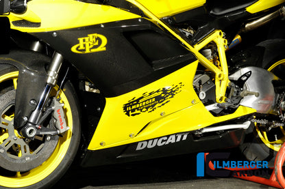 Ilmberger Carbon Fairing Side Panel Left Carbon for the Ducati 848, 1098 S/R, 1198 S/R 'All Year