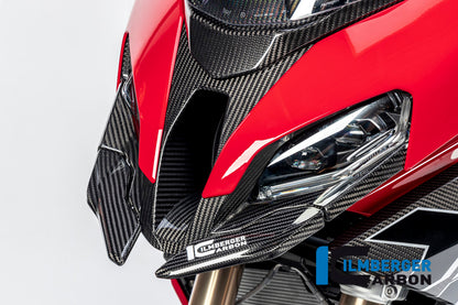 Ilmberger Carbon Air Intake, Front Fairing Center Piece for the BMW S 1000 XR '20-24 / M 1000 XR '24