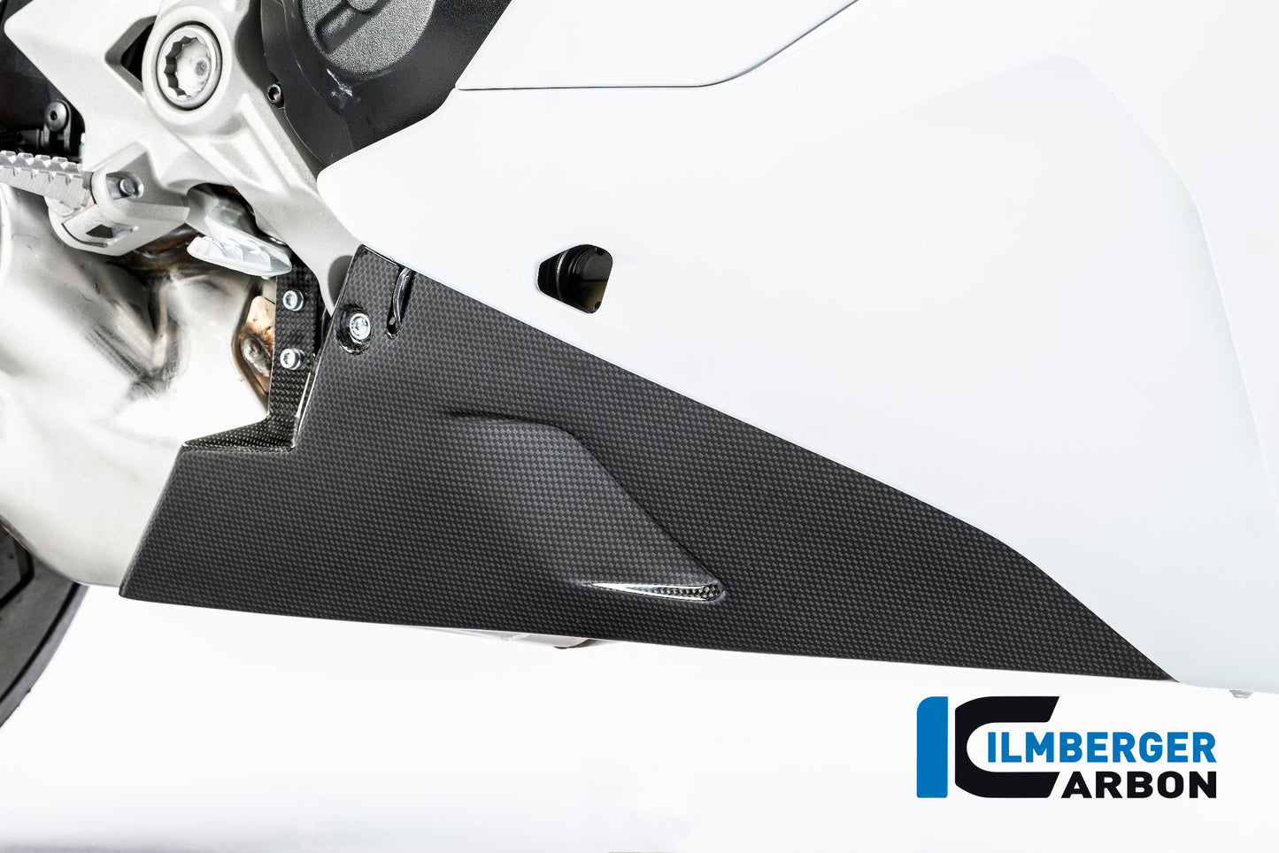 Ilmberger Carbon Rear Bellypan Carbon for the Ducati Supersport/S '17-22