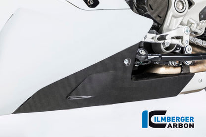 Ilmberger Carbon Rear Bellypan Carbon for the Ducati Supersport/S '17-22