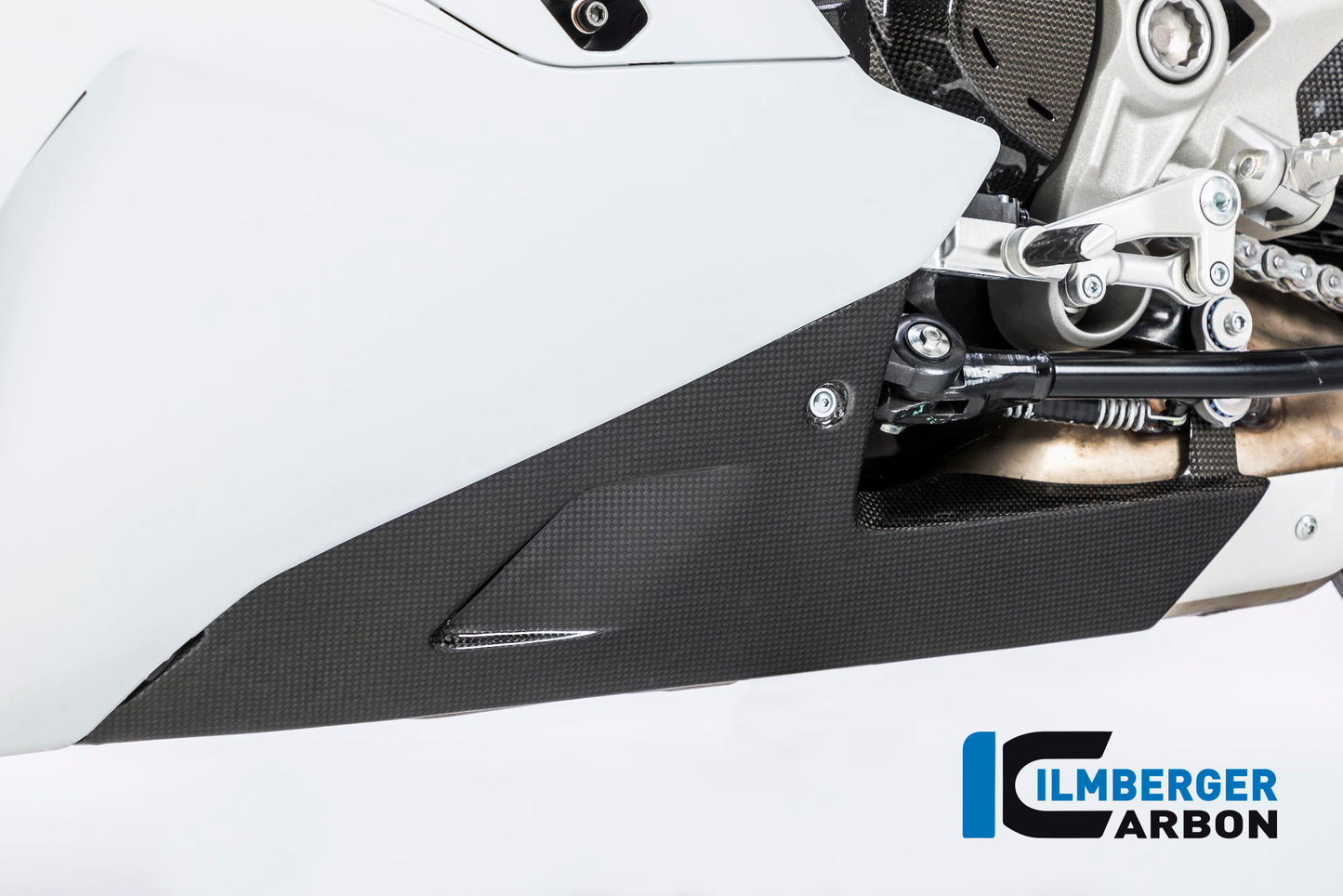 Ilmberger Carbon Rear Bellypan Carbon for the Ducati Supersport/S '17-22