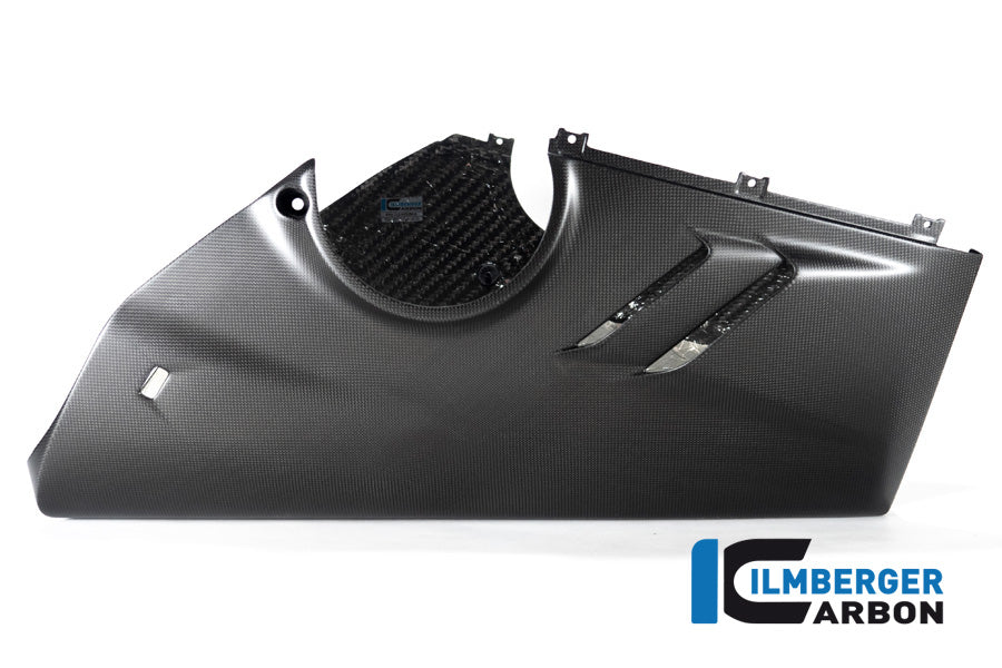 Ilmberger Carbon Bellypan for the Ducati Panigale V4,V4 R,V4 S '22 for Higher Exhaust With Sidestand