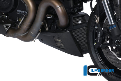 Ilmberger Carbon Bellypan, Right side carbon for the Ducati Diavel 2011 - 2014