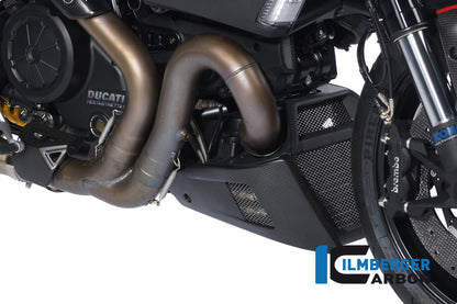 Ilmberger Carbon Bellypan, Right side carbon for the Ducati Diavel 2011 - 2014
