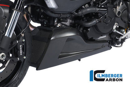 Ilmberger Carbon Bellypan, Left side carbon for the Ducati Diavel 2011 - 2014