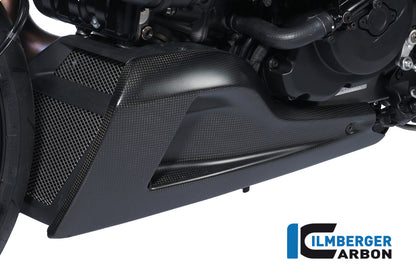 Ilmberger Carbon Bellypan, Left side carbon for the Ducati Diavel 2011 - 2014