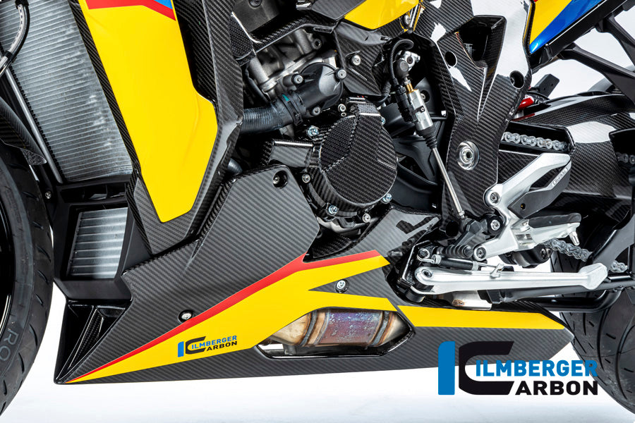 Ilmberger Carbon Bellypan Long Version for use with Centerstand for the BMW S 1000 XR 2020-2023