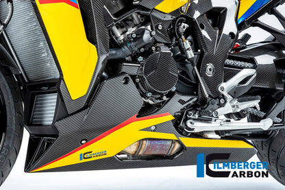 Ilmberger Carbon Bellypan Long Version for use with Centerstand for the BMW S 1000 XR 2020-2023
