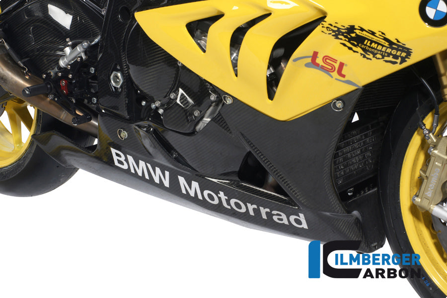 Ilmberger Carbon Race Bellypan, 1 Piece use only with Racing Exhaust for the BMW S 1000 RR Racing 2009-2014
