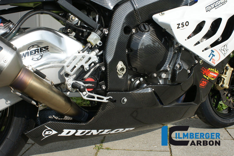 Ilmberger Carbon Race Bellypan, 1 Piece use only with Racing Exhaust for the BMW S 1000 RR Racing 2009-2014