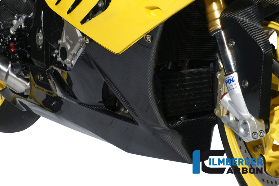 Ilmberger Carbon Race Bellypan, 1 Piece use only with Racing Exhaust for the BMW S 1000 RR Racing 2009-2014