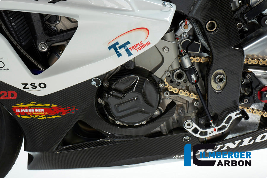 Ilmberger Carbon Race Bellypan, 1 Piece use only with Racing Exhaust for the BMW S 1000 RR Racing 2009-2014