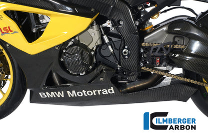 Ilmberger Carbon Race Bellypan, 1 Piece use only with Racing Exhaust for the BMW S 1000 RR Racing 2009-2014