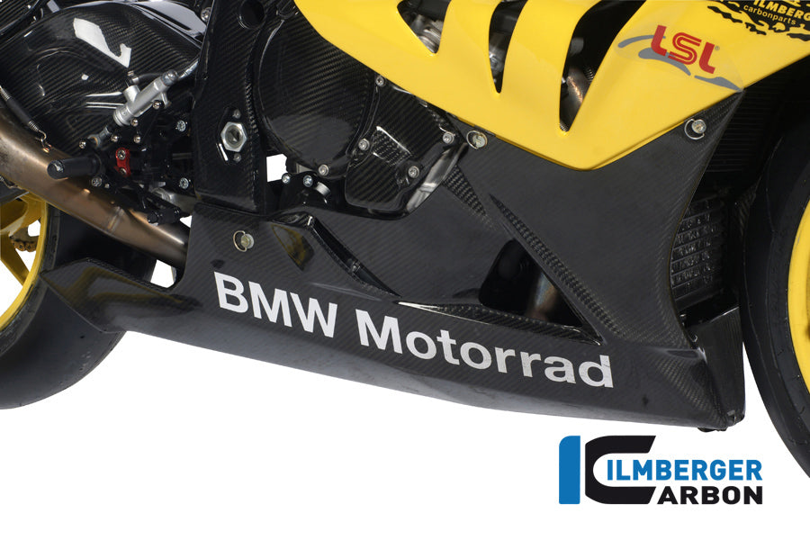 Ilmberger Carbon Race Bellypan, 1 Piece use only with Racing Exhaust for the BMW S 1000 RR Racing 2009-2014