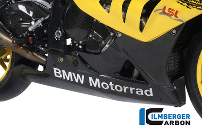 Ilmberger Carbon Race Bellypan, 1 Piece use only with Racing Exhaust for the BMW S 1000 RR Racing 2009-2014