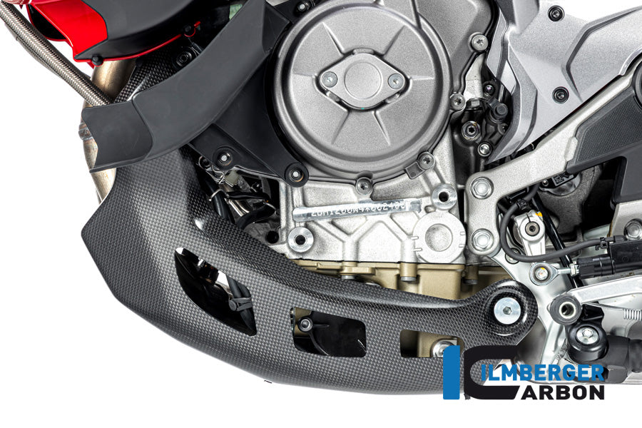 Ilmberger Carbon Motorcover Matt Surface for the Ducati Multistrada V4 / V4 S '20 / V4 Pikes Peak '21-25 / V4 Rs '24