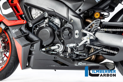 Ilmberger Carbon Bellypan 1 Piece Carbon for the Aprilia Tuono V4 2021