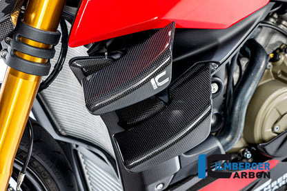 Ilmberger Carbon Fairing Side Winglet Kit Left, for the Ducati Streetfighter V2 '22 / Streetfighter V4 '20-23