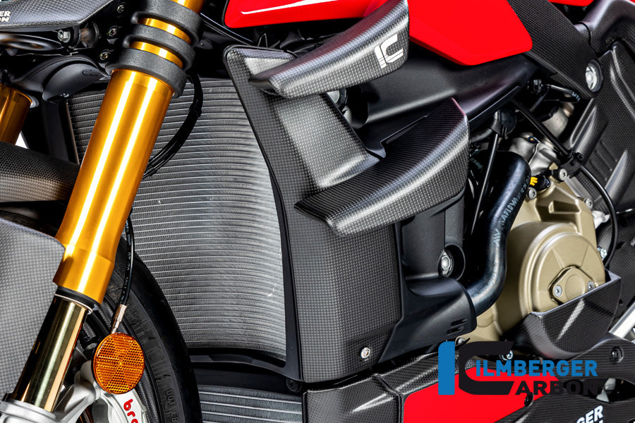 Ilmberger Carbon Fairing Side Winglet Kit Left, for the Ducati Streetfighter V2 '22 / Streetfighter V4 '20-23