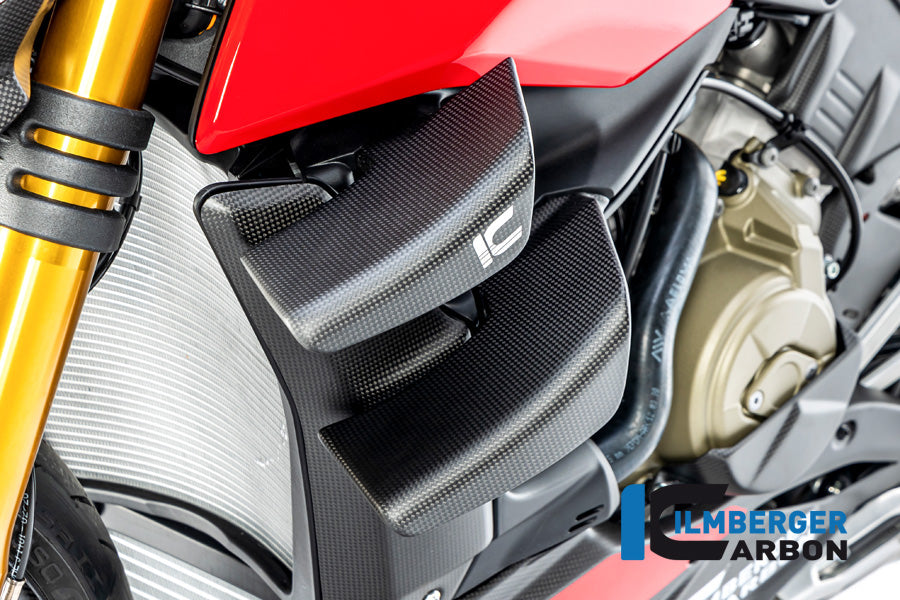 Ilmberger Carbon Fairing Side Winglet Kit Left, for the Ducati Streetfighter V2 '22 / Streetfighter V4 '20-23