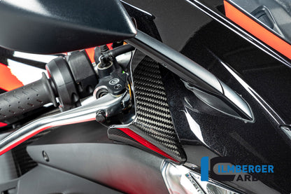 Ilmberger Carbon Wind Deflector on the Top Fairing, Right Side for the Aprilia RSV4 2021