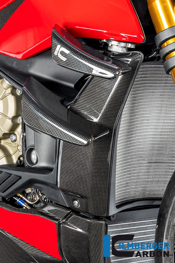 Ilmberger Carbon Fairing Side Winglet Kit Right, for the Ducati Streetfighter V2 '22 / Streetfighter V4 '20-23