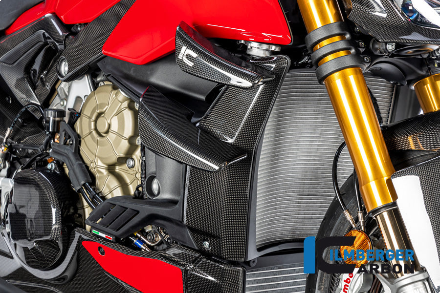 Ilmberger Carbon Fairing Side Winglet Kit Right, for the Ducati Streetfighter V2 '22 / Streetfighter V4 '20-23