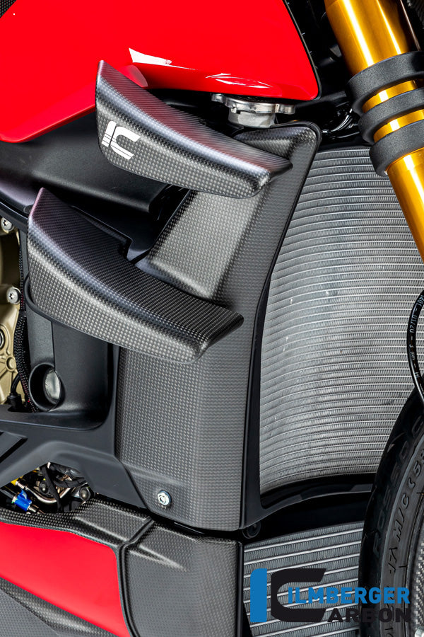 Ilmberger Carbon Fairing Side Winglet Kit Right, for the Ducati Streetfighter V2 '22 / Streetfighter V4 '20-23