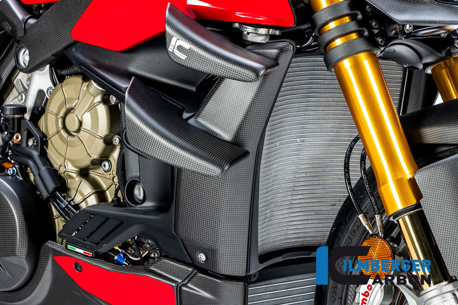 Ilmberger Carbon Fairing Side Winglet Kit Right, for the Ducati Streetfighter V2 '22 / Streetfighter V4 '20-23