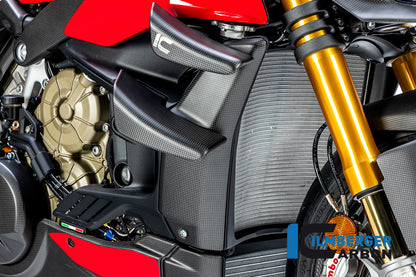 Ilmberger Carbon Fairing Side Winglet Kit Right, for the Ducati Streetfighter V2 '22 / Streetfighter V4 '20-23