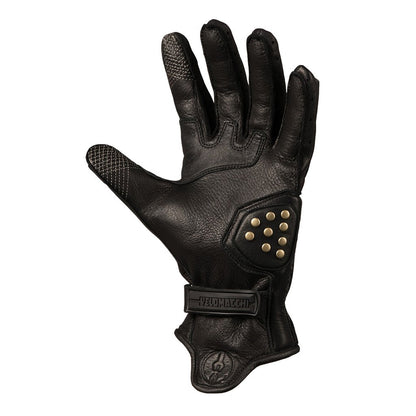VELOMACCHI SPEEDWAY GLOVES - BLACK / BLACK