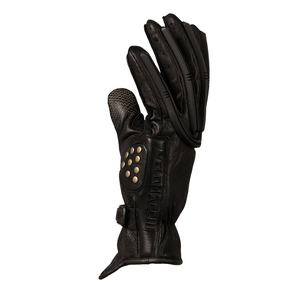 VELOMACCHI SPEEDWAY GLOVES - BLACK / BLACK